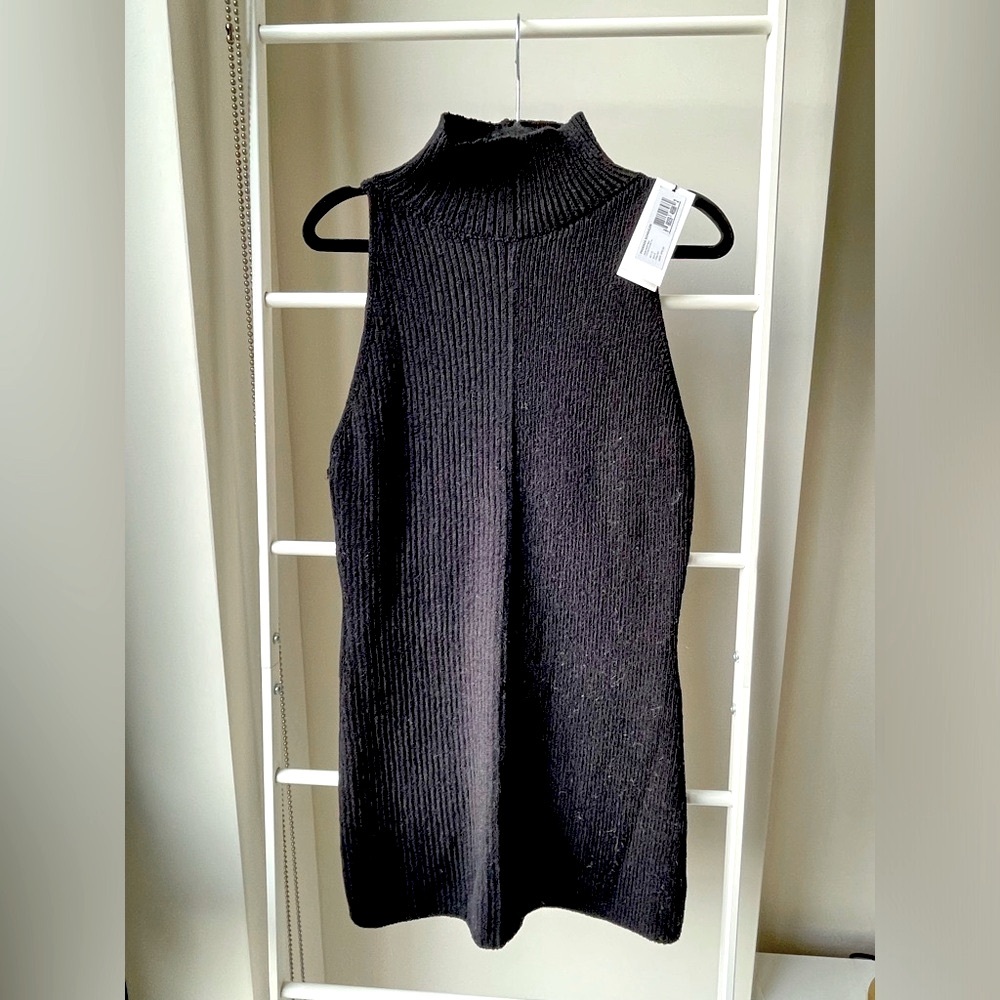 Proenza Schouler Cotton Rib Sleeveless Tank (Small/Black/NWT)